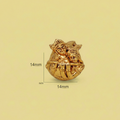 Radha Krishna Gold Bead
