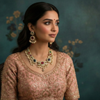 Multi-Stone Pearl Jewellery Set By Fluorite