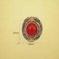 Red Coral Stone Bead