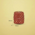 Red Filigree Spacer Bead