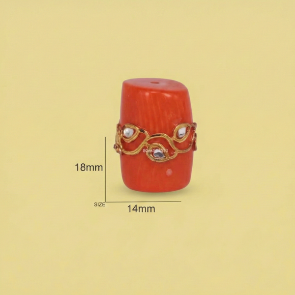 Coral Designer Bead
