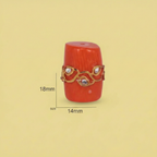 Coral Designer Bead