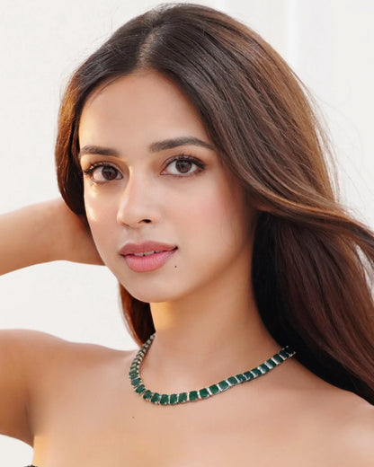 Mirano Emerald Necklace Set