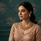 Ruby Pearl Kundan Set By Fluorite