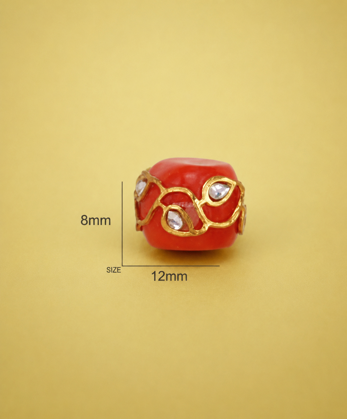 Coral Designer Bead Mini