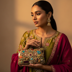 Adorn Gemstone Clutch By Fluorite