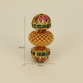 Ornate Textured Jeweled Bead