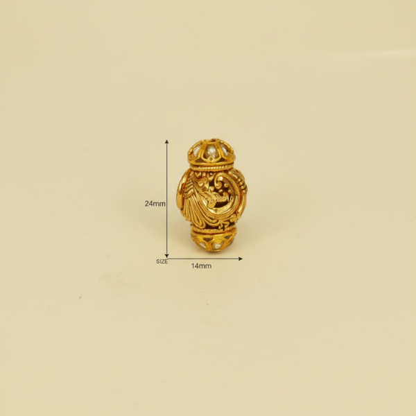 Carved Gold Bird Barrel