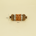 Floral Gold Clear Barrel