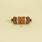 Floral Gold Clear Barrel