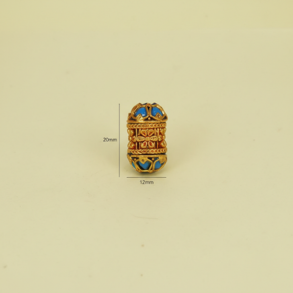 Gold Blue Red Barrel