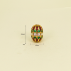 Gold Enamel Craft Bead