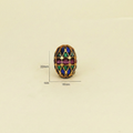 Multicolor Enamel Craft Bead