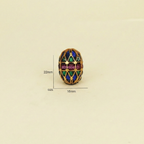 Multicolor Enamel Craft Bead