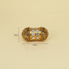 Antique Gold Tear-Drop Barrel