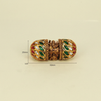 Ganesha Multicolor Barrel Bead