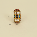 Multicolor Jeweled Barrel