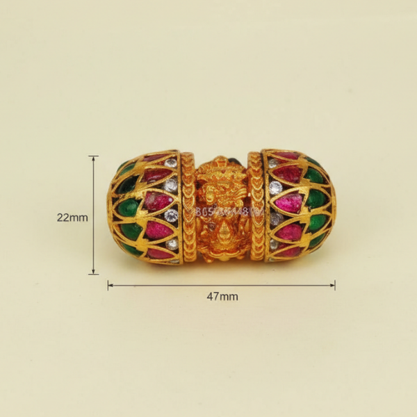 Ganesha Multicolor Jeweled Barrel