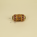 Ganesha Tear-Drop Jeweled Barrel
