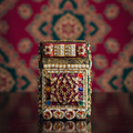 Ornate Gemstone Cigarette Box
