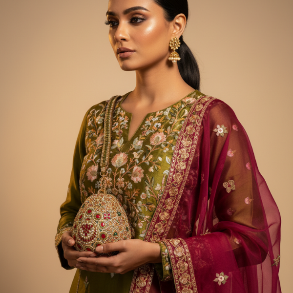 Festive Embellished Potli Bag