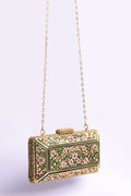 Emerald Gold Gemstone Clutch
