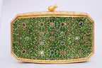 Red Gemstone Elephant Clutch