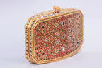 Red Gemstone Elephant Clutch