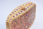 Red Gemstone Elephant Clutch
