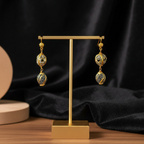 Crystal Sphere Drop Earrings