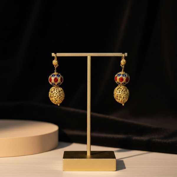 Antique-Inspired Gold Dangles