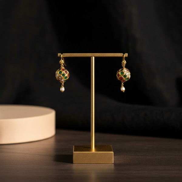 Colorful Pearl Drop Earrings