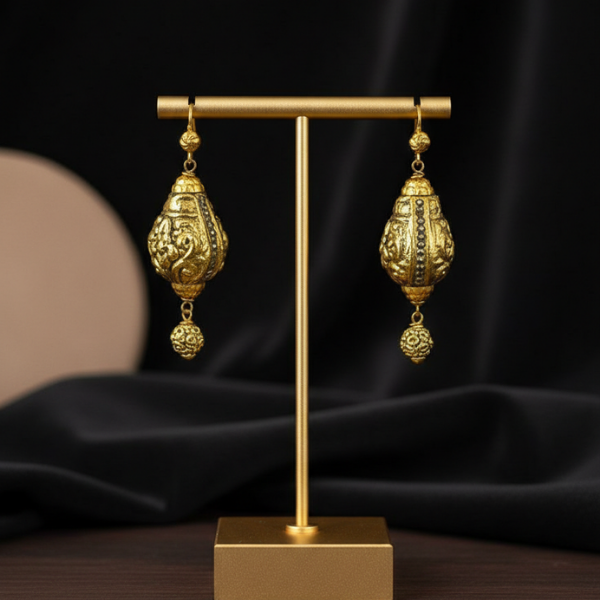 Opulent Gold Drop Earrings