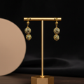 Traditional Ornate Gold Earrings