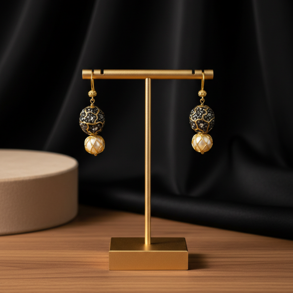 Designer Pearl Drop Earrings