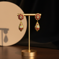 Traditional Ruby Drop Earrings