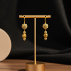 Sparkling Gold Drop Earrings