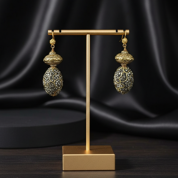 Antique Gold Drop Earrings