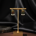 Meenakari Pearl Drop Earrings