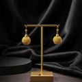 Gold Orb Earrings