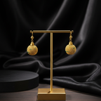 Gold Orb Earrings