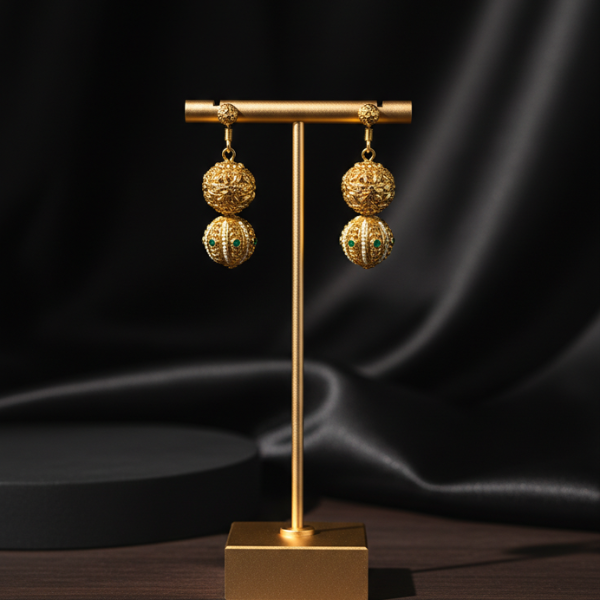 Aurelia Filigree Drop Earrings