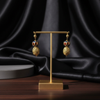 Opulent Gold Dangle Earrings