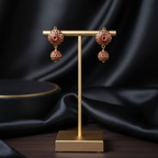 Ruby-Hued Gold Drops