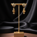Ornate Crystal Dangle Earrings