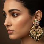 Multi-gemstone Chandelier Earrings