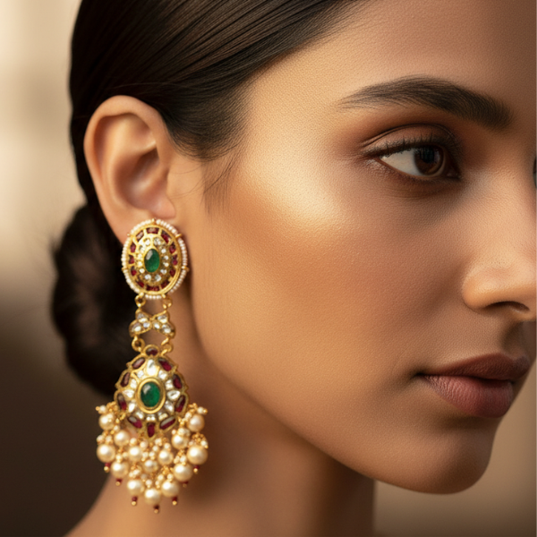 Traditional Pearl Drop Earrings