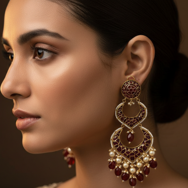 Regal Manak-Moti Chandeliers