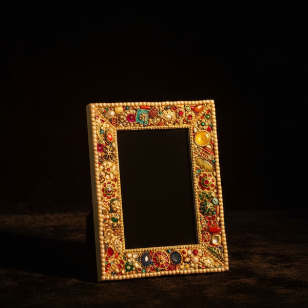 Ornate Jeweled Photo Frame