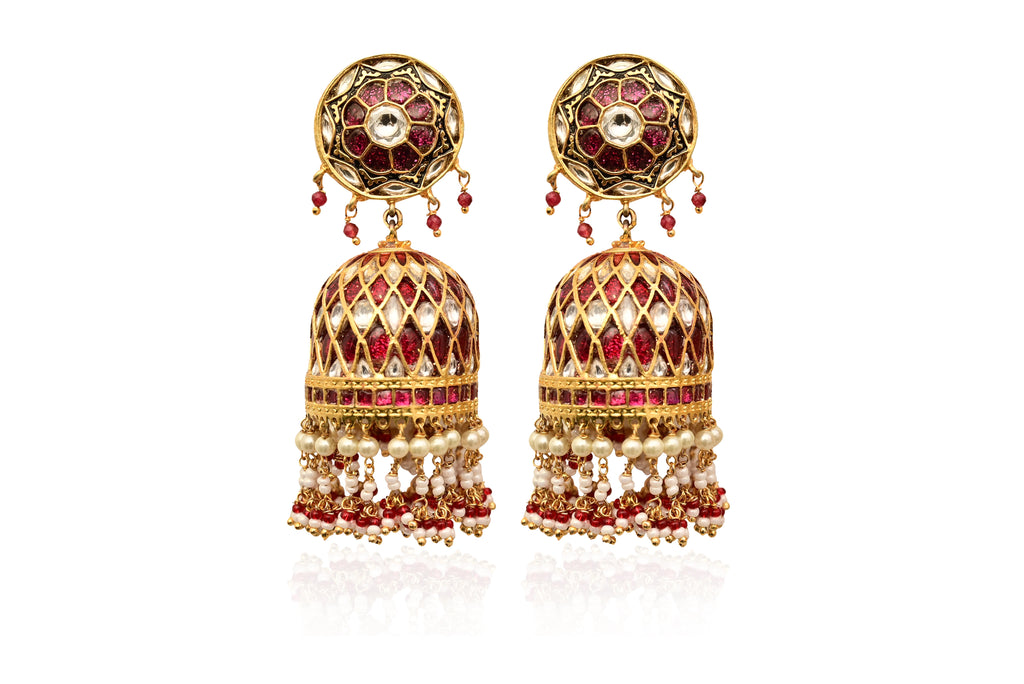 Embellished Jhumka Earrings